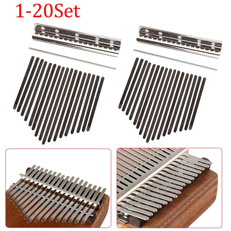 Shunmaii Kalimba Replacement Keys — 17 Key Manganese Steel Tines