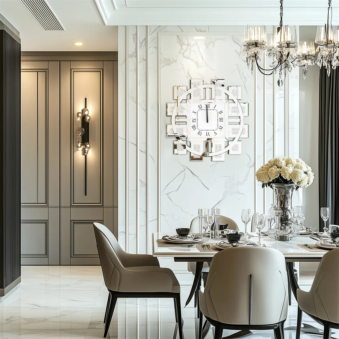 Luxury Wall Clock — Silent Modern Decor