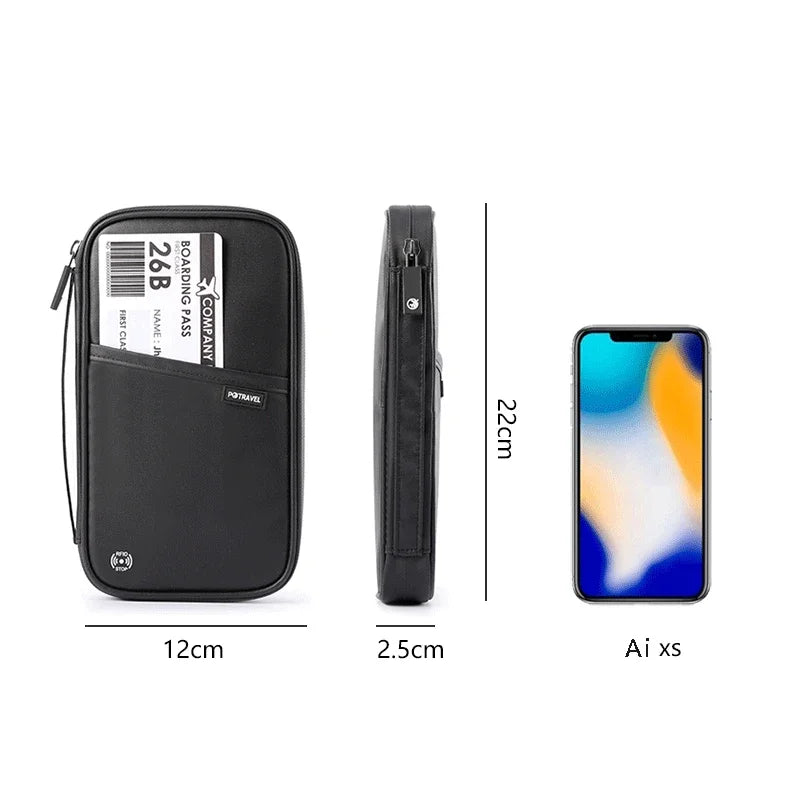 dawndesslo Travel Wallet — Waterproof Passport Holder & Document Organizer