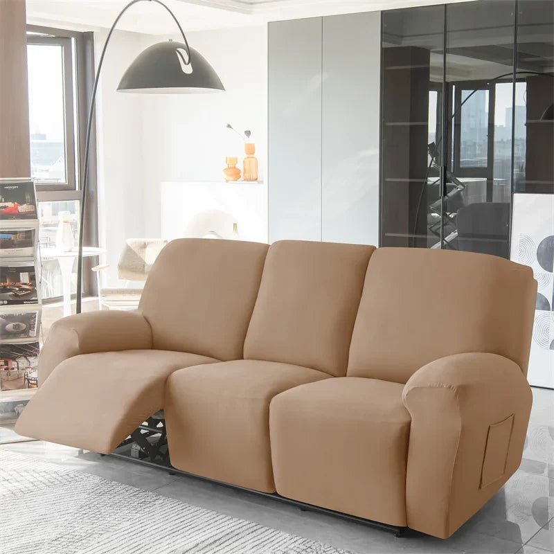 Yupartex Recliner Sofa Cover — Soft Polyester Slipcover for 1, 2, or 3 Seaters