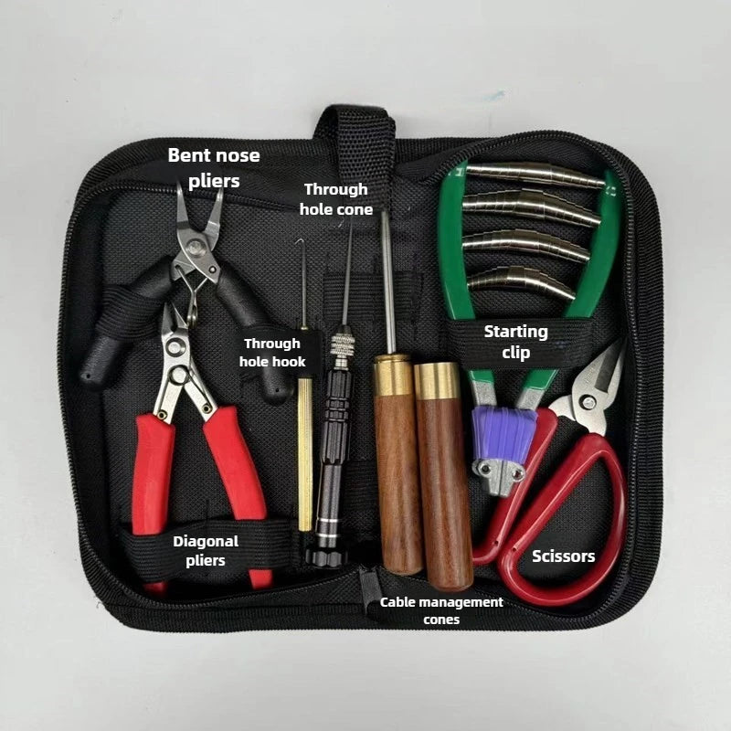 ABAY Badminton Racket Stringing Tool Set — Portable Professional Repair Kit