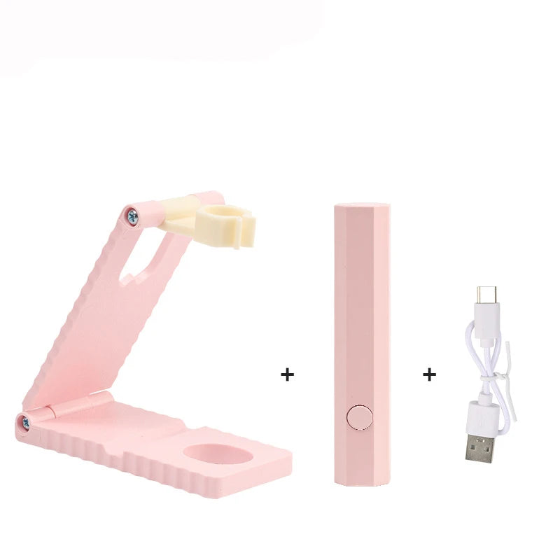 Portable Handheld UV LED Nail Lamp — USB Rechargeable Pen Shape Dryer