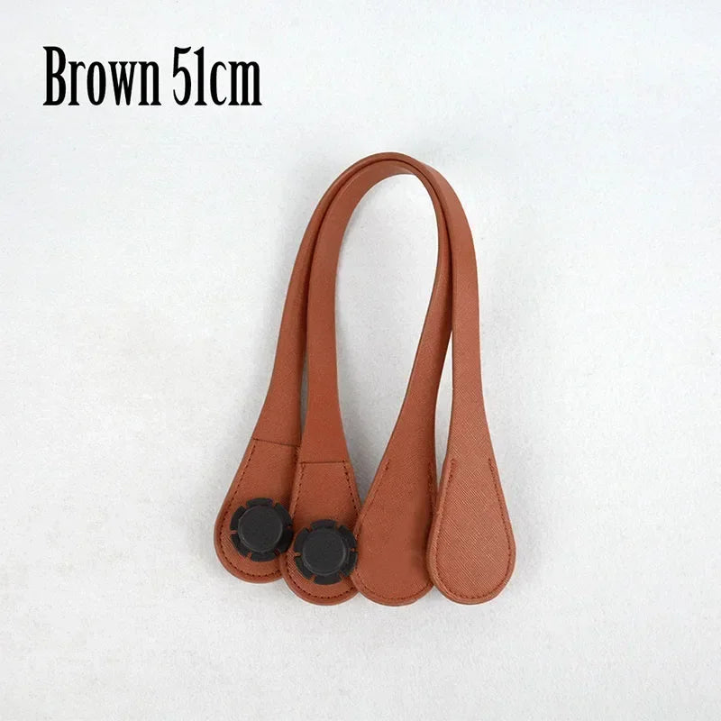 TANQU PU Leather Replacement Handles — Slim Shoulder Straps for Handbags