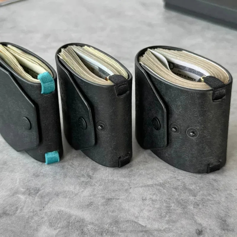 Leather Money Clip Wallet — Slim Cash Holder & Pocket Organizer