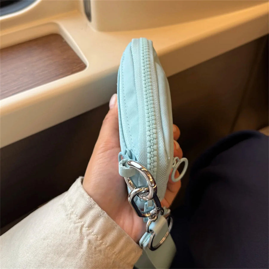 Compact Women's Wristlet Wallet — Portable Card Holder & Coin Purse