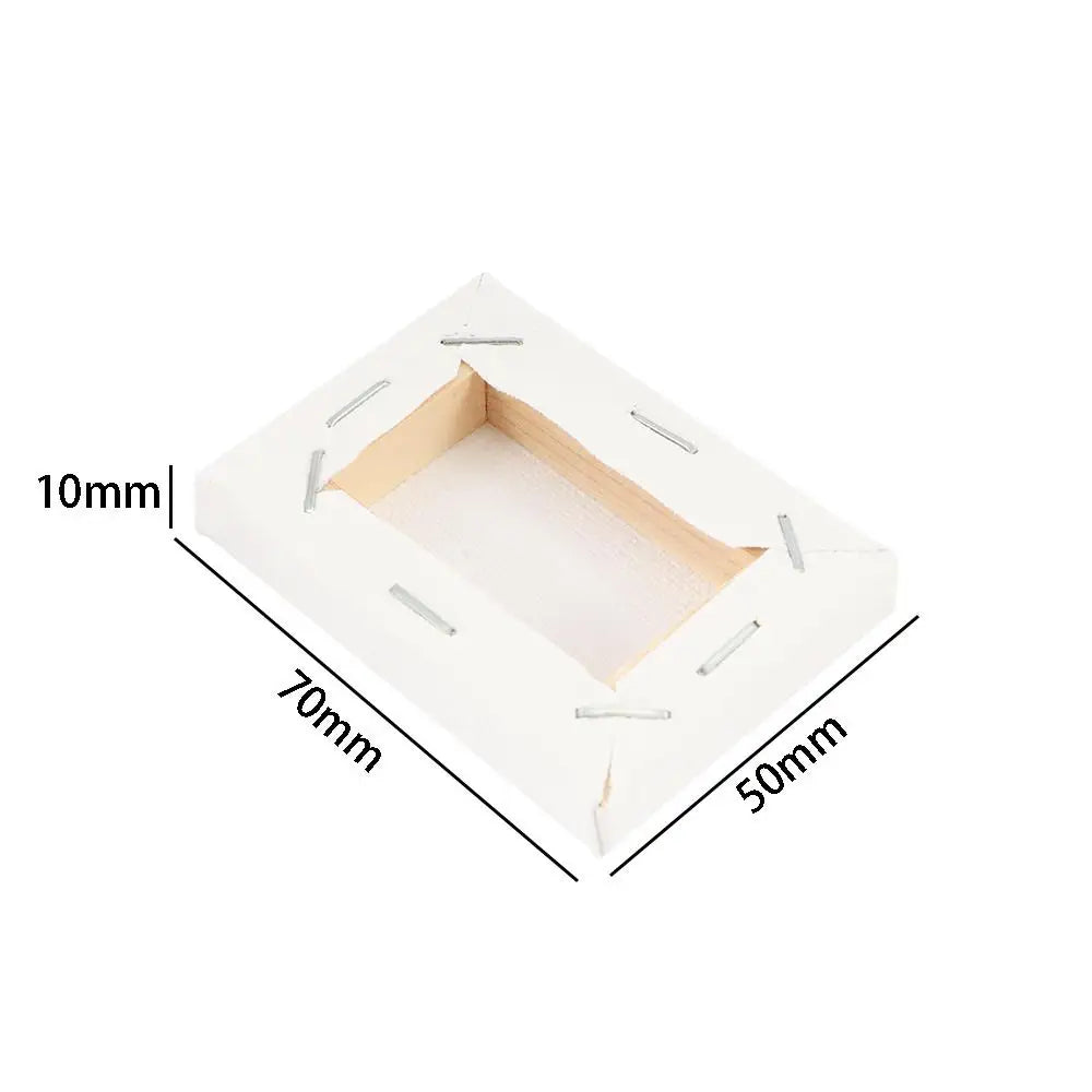 Mini Wooden Stretched Canvas Boards — Small Art Supplies for Oil & Acrylic Painting