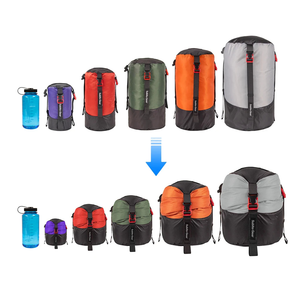 Ultralight Compression Stuff Sack — Water-Resistant Gear Organizer