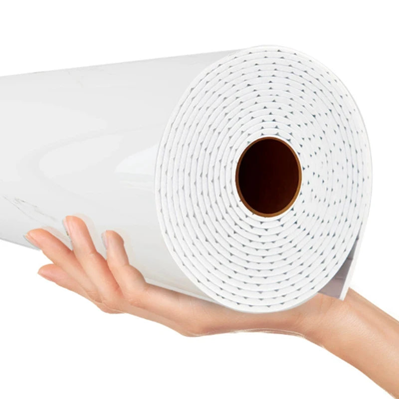 Marble Pattern Self-Adhesive Wallpaper — Waterproof Foam Wall Sticker