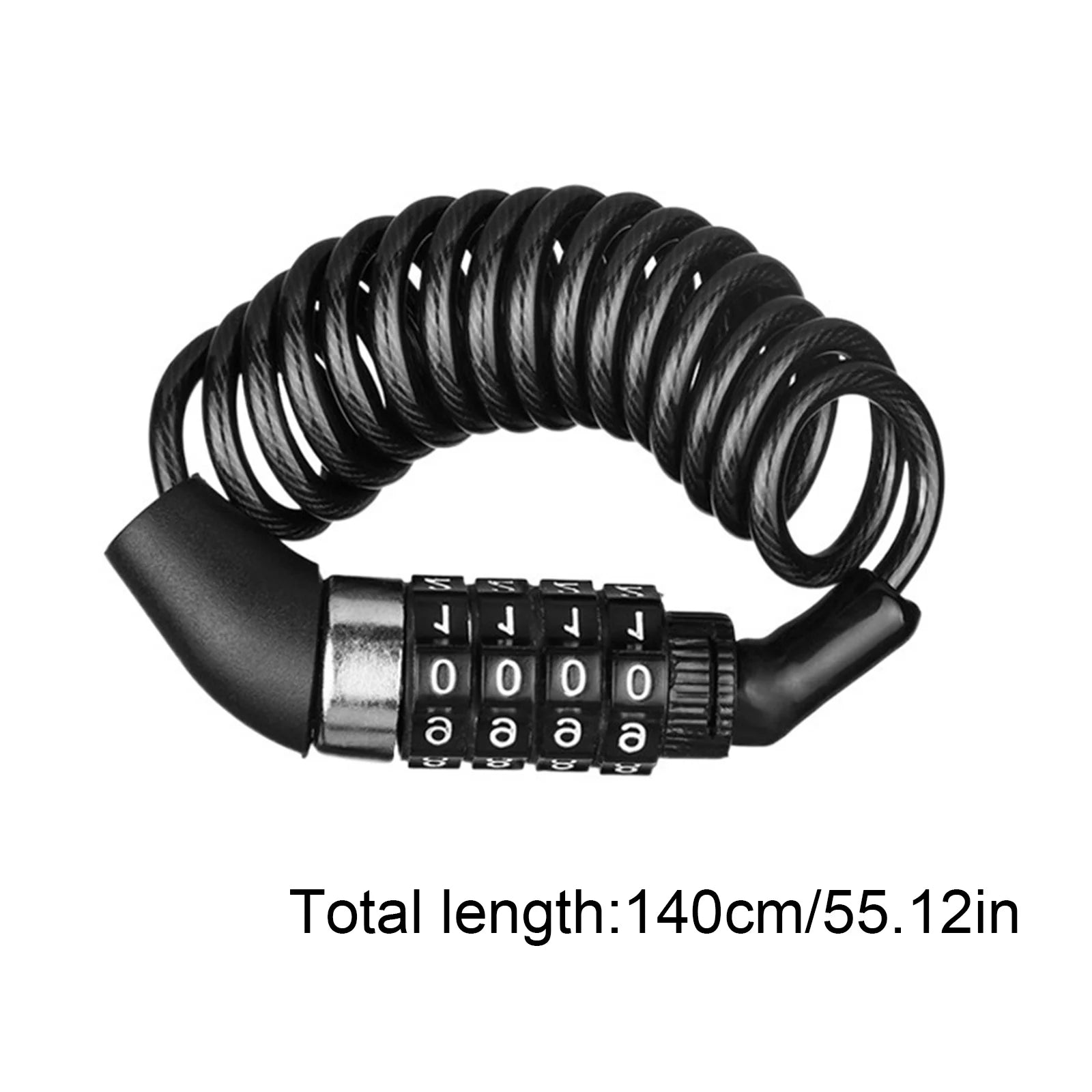 Portable Bike Cable Lock — Keyless Combination Security for Bicycles
