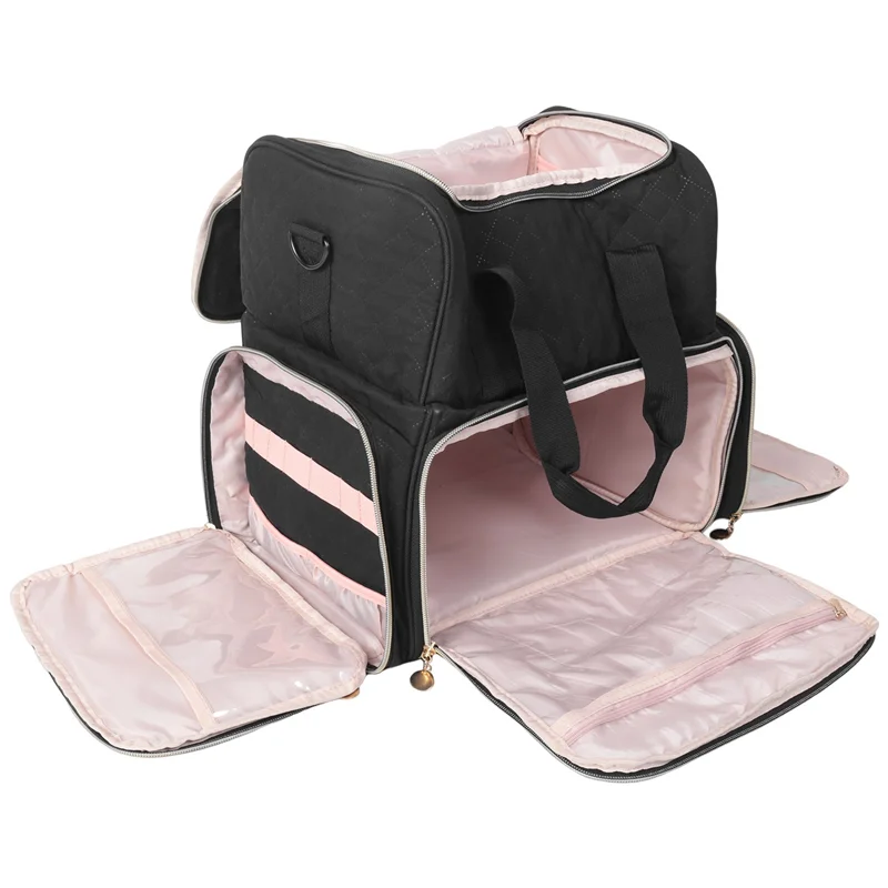 Nail Polish Storage Organizer — Multi-Compartment Tool & Bottle Case
