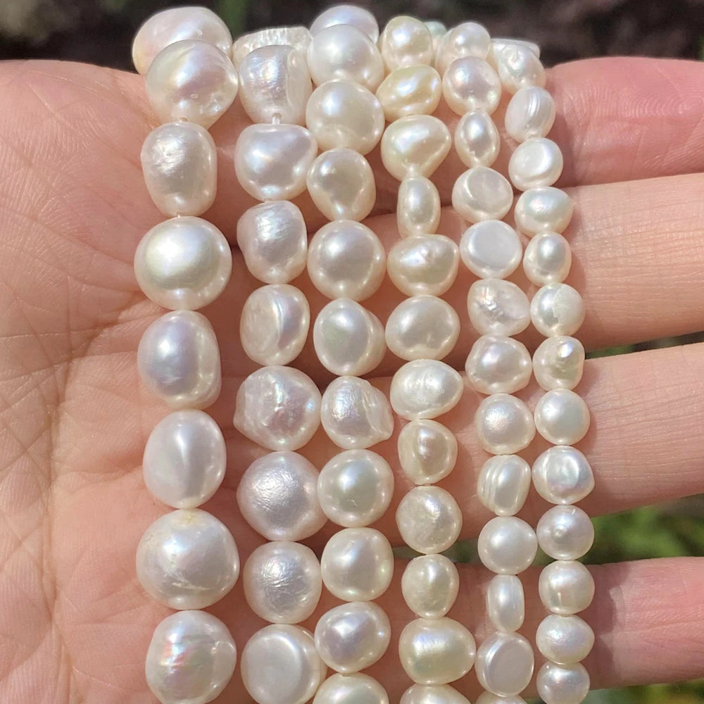 Natural Freshwater Pearl Beads — Irregular Shape Loose Pearls for DIY Jewelry