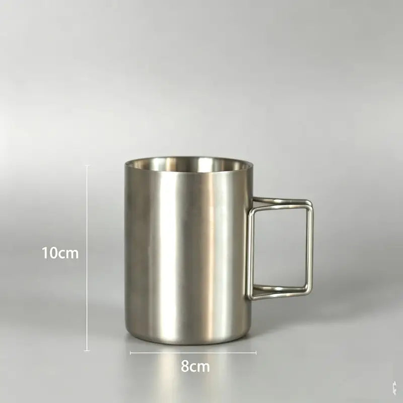 Stainless Steel Coffee Filter — Reusable Hanging Ear Pour Over Funnel