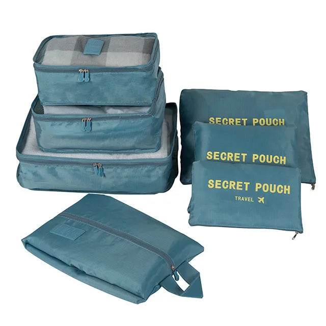 Totidy Travel Packing Cube Set — Luggage Organizer for Clothes and Shoes