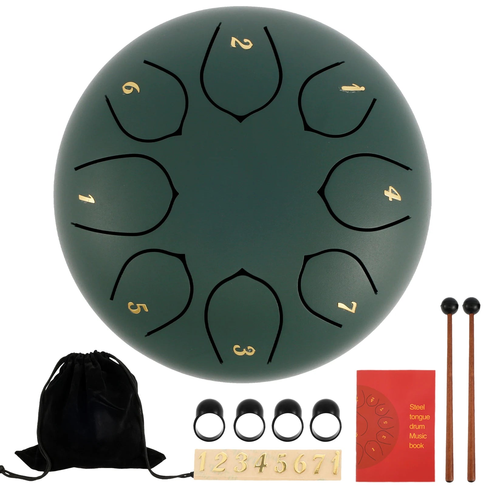 Steel Tongue Rain Drum — Outdoor Musical Garden Decor & Percussion
