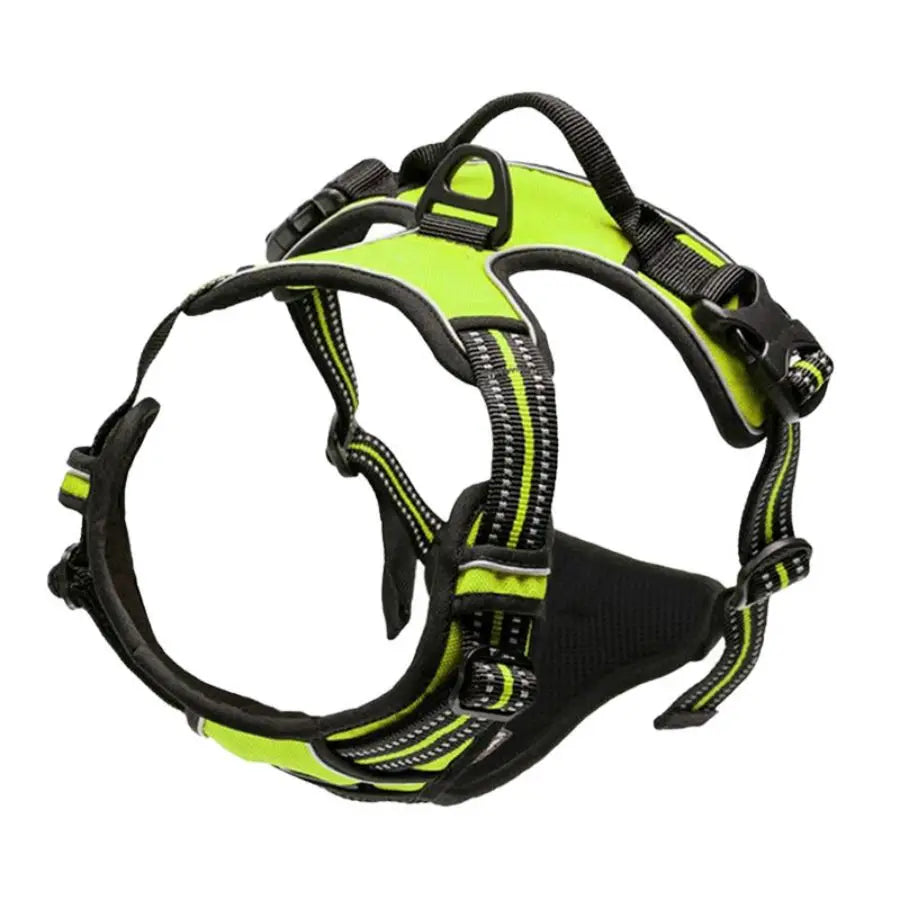 JTPAWS Adjustable No Pull Dog Harness — Reflective Vest with Front Clip