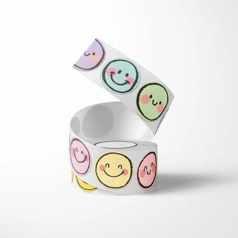 Cute Kids Reward Stickers — Self-Adhesive Classroom & Gift Labels