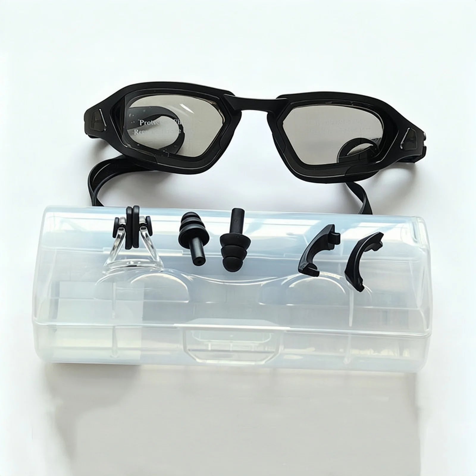 Professional Swimming Goggles Set — Anti-Fog High-Definition Eyewear