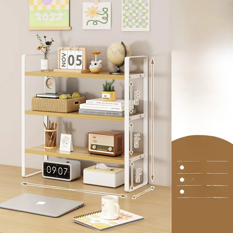 Multi-Layer Desk Organizer Rack — Versatile Desktop Storage Shelf