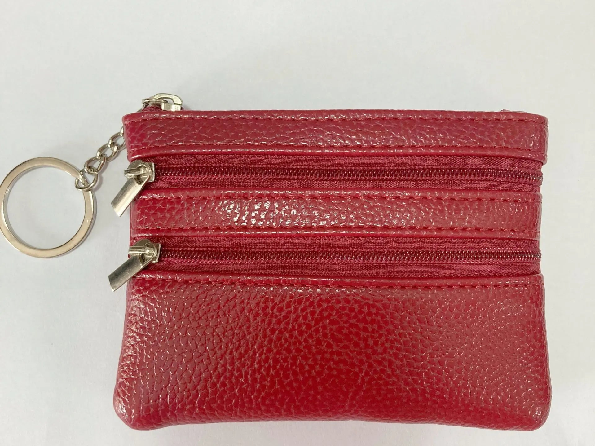 molfmy Compact Coin Purse — Lightweight Double-Layer Zipper Wallet