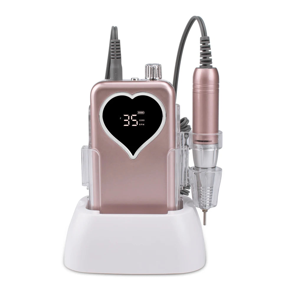SIMINAIL Professional Electric Nail Drill — 35000RPM Cordless Manicure Machine
