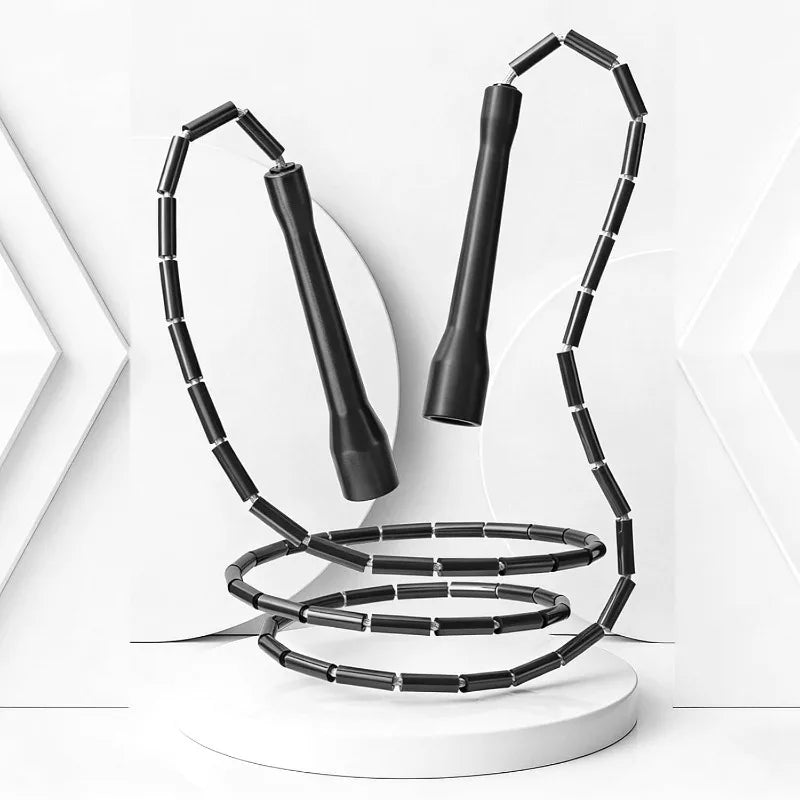 Beaded Segmented Jump Rope — Cardio Training Equipment for Fitness