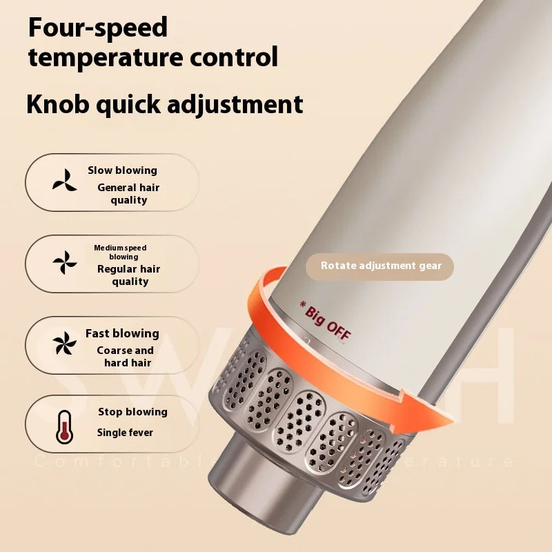 SoftAura 3-in-1 Hot Air Styling Brush — Automatic Curl and Straightener