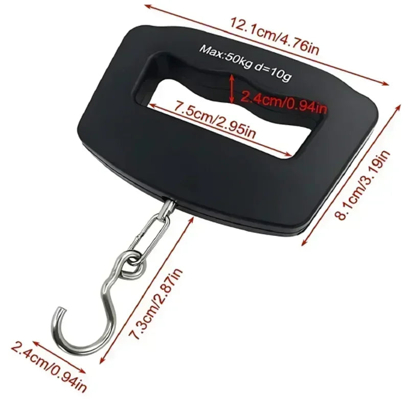 Digital Luggage Scale — Portable Electronic Suitcase Weight Checker