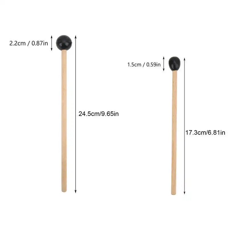 Tongue Drum Mallets — Rubber Head Drumsticks for Meditation & Sound Therapy