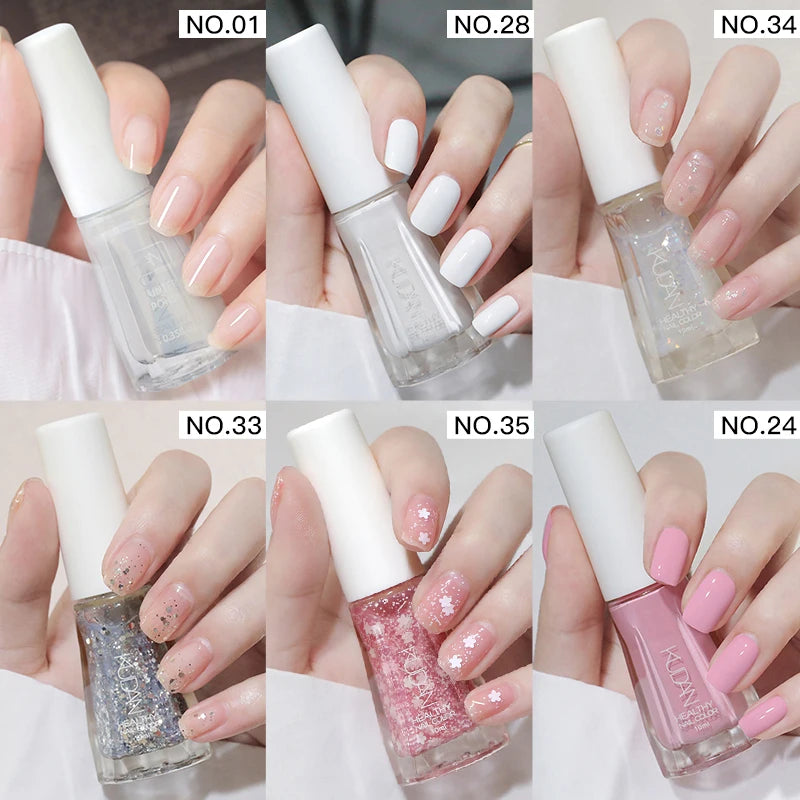 Four Lily Quick Drying Nail Polish — Water-Based Long Lasting Formula, 6-Piece Set
