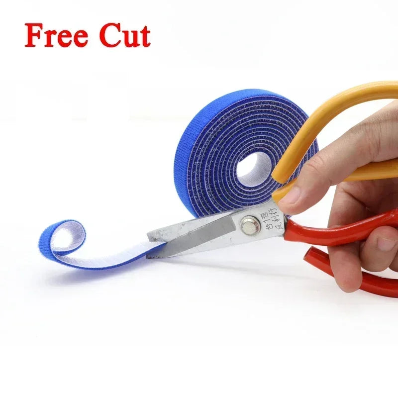 Reusable Nylon Cable Ties — Self-Adhesive Wire Management Straps