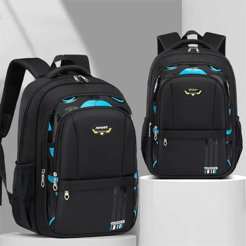 Waterproof Kids School Backpack — Durable Nylon Book Bag for Students