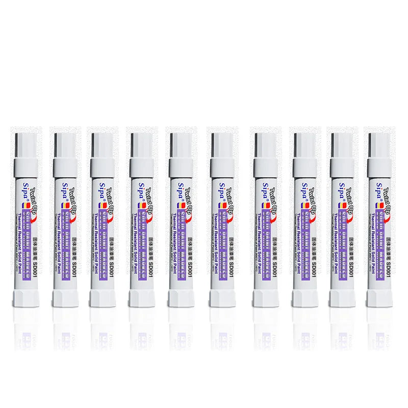Solid Paint Pen Set — Waterproof & High Temperature Resistant Markers