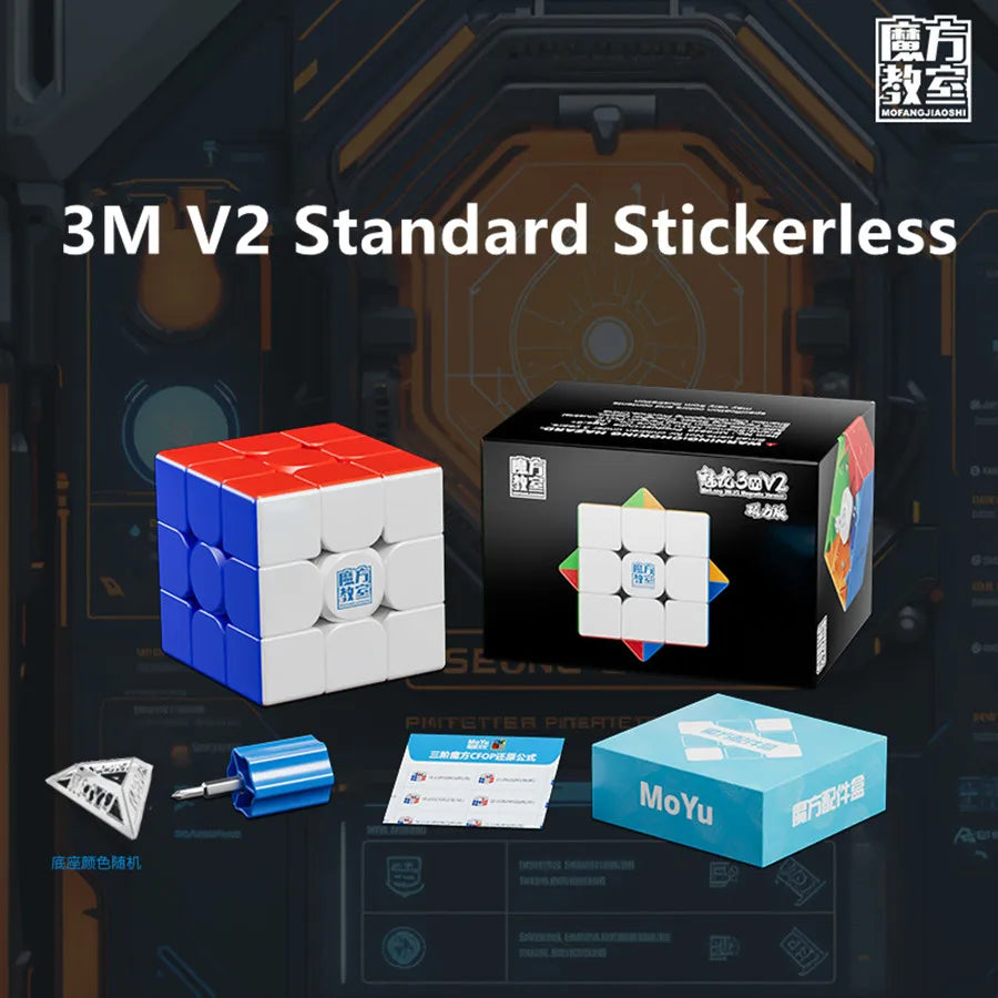 Magnetic 3x3 Speed Cube — Professional Puzzle Toy for Kids and Adults