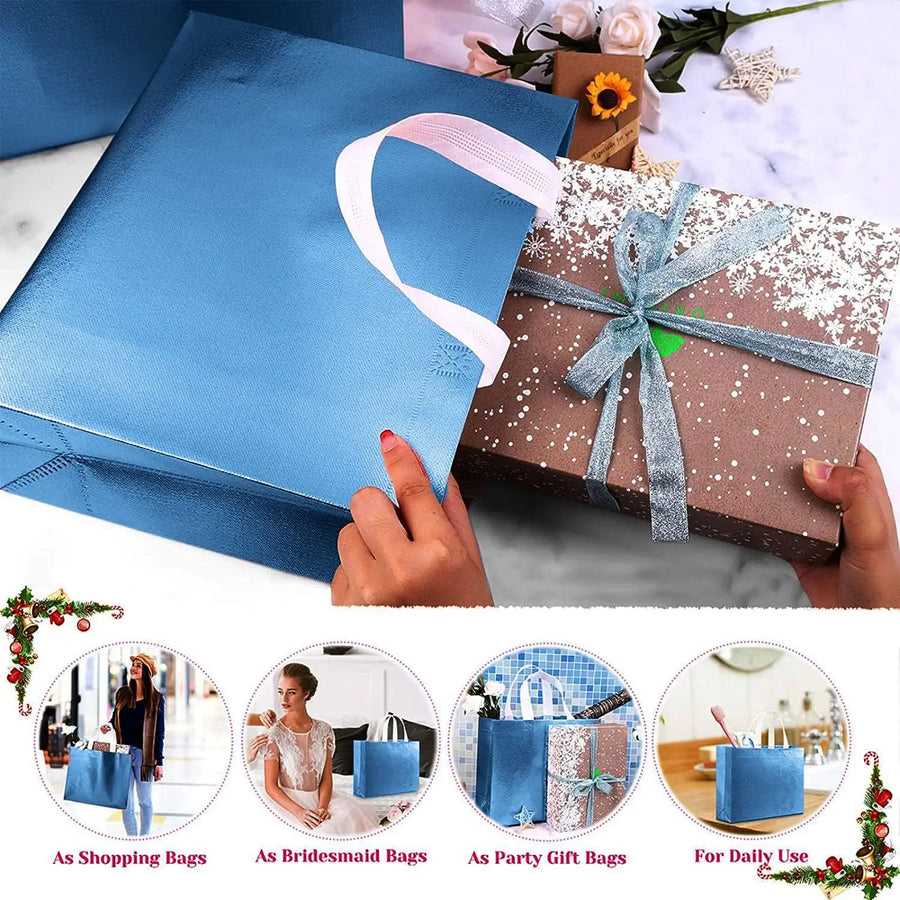 Reusable Glossy Gift Bag — Multi-Purpose Non-Woven Tote for Special Occasions