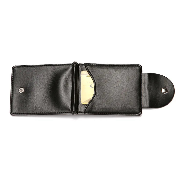macroupta Men's PU Leather Wallet — Slim Vintage Card Holder & Money Bag