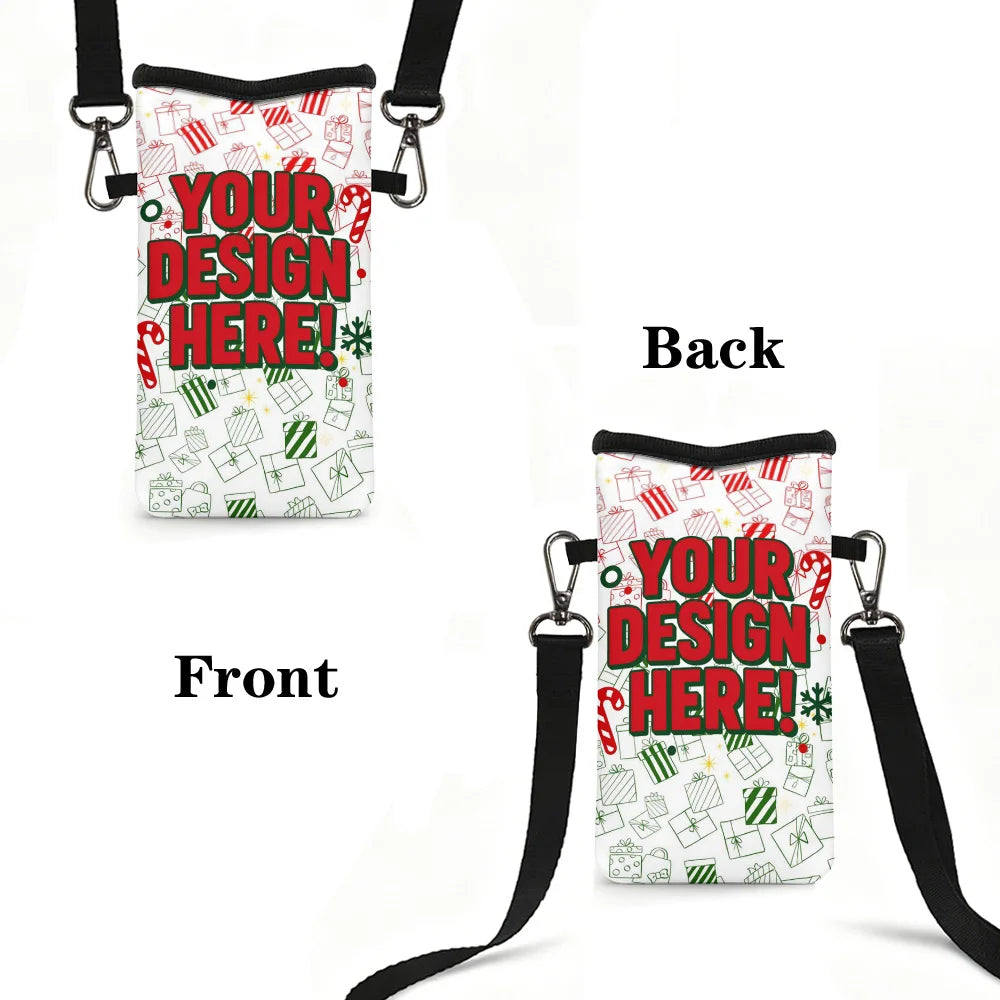Custom Crossbody Phone Bag — Personalized Mini Messenger Purse