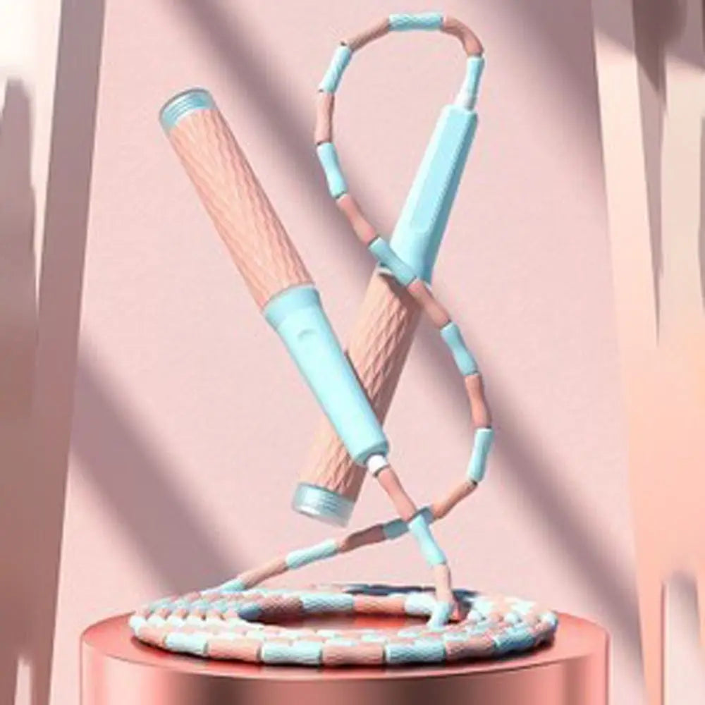 Adjustable Beaded Skipping Rope — Durable Cardio Training Tool