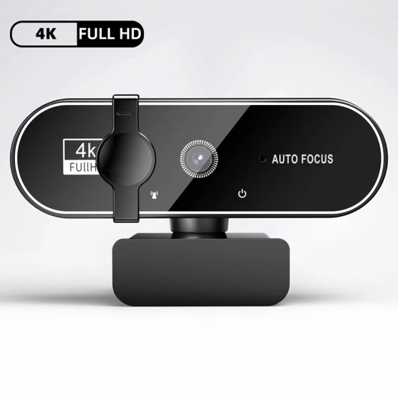 PHONEPACE 4K Full HD Webcam — High Resolution Video Camera with Auto Focus