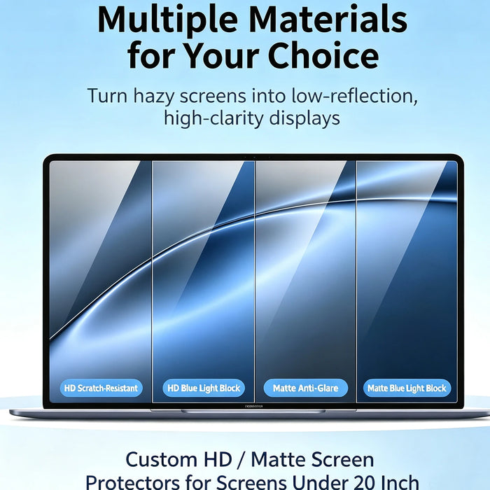 unflyge Matte Screen Protector — Anti-Glare & Blue Light Filter for Monitors