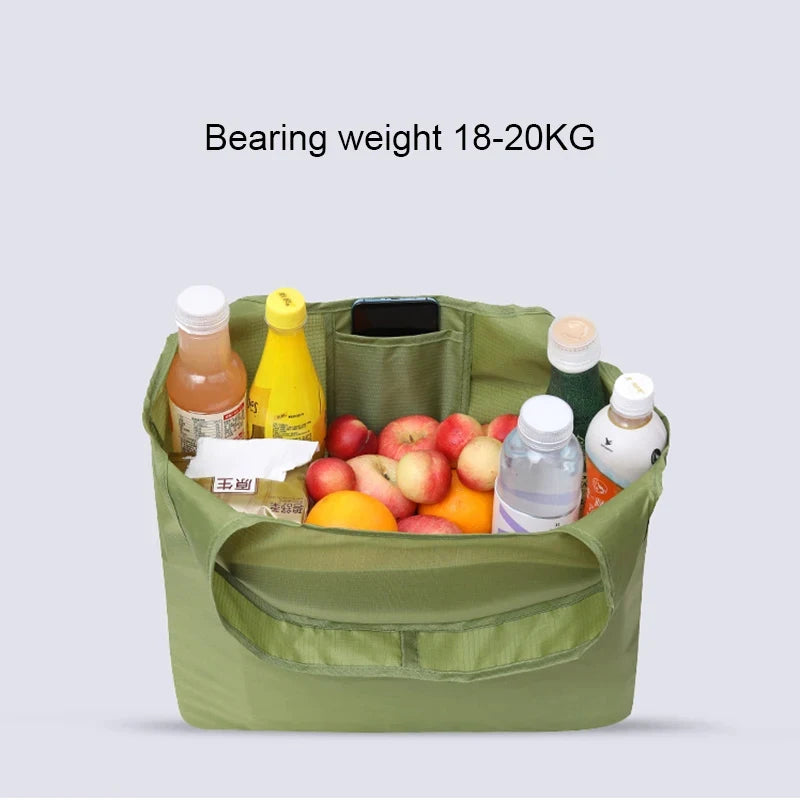 Foldable Reusable Shopping Bag — Large Capacity Eco-Friendly Tote