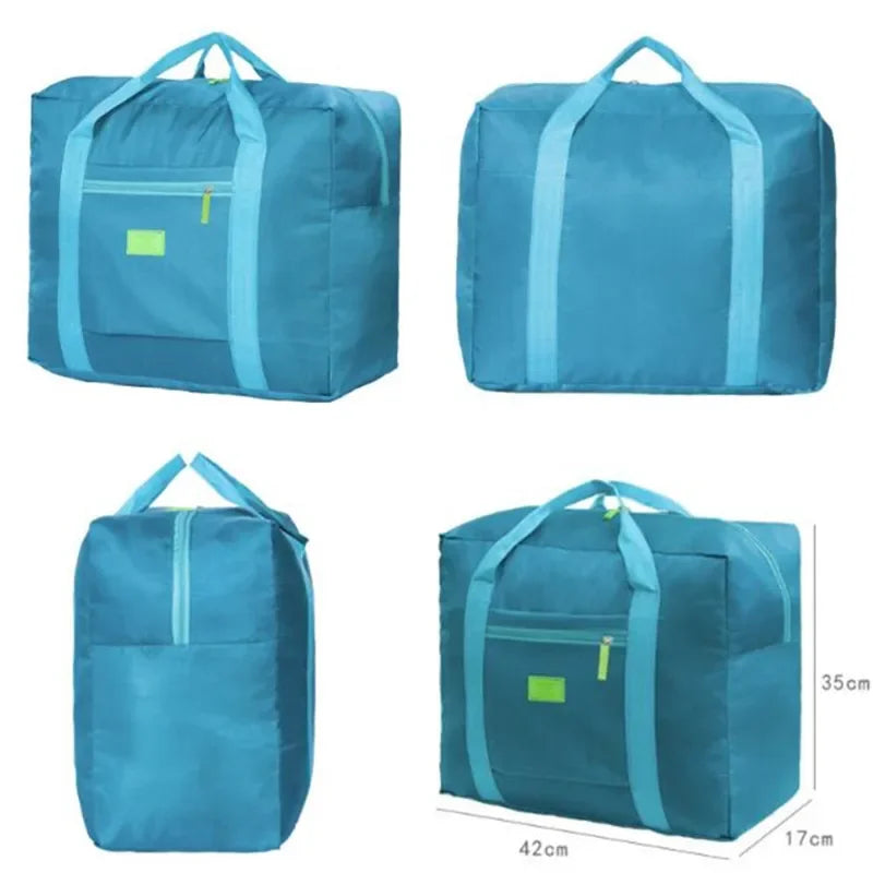 Foldable Travel Duffel Bag — Lightweight Water Resistant Weekender