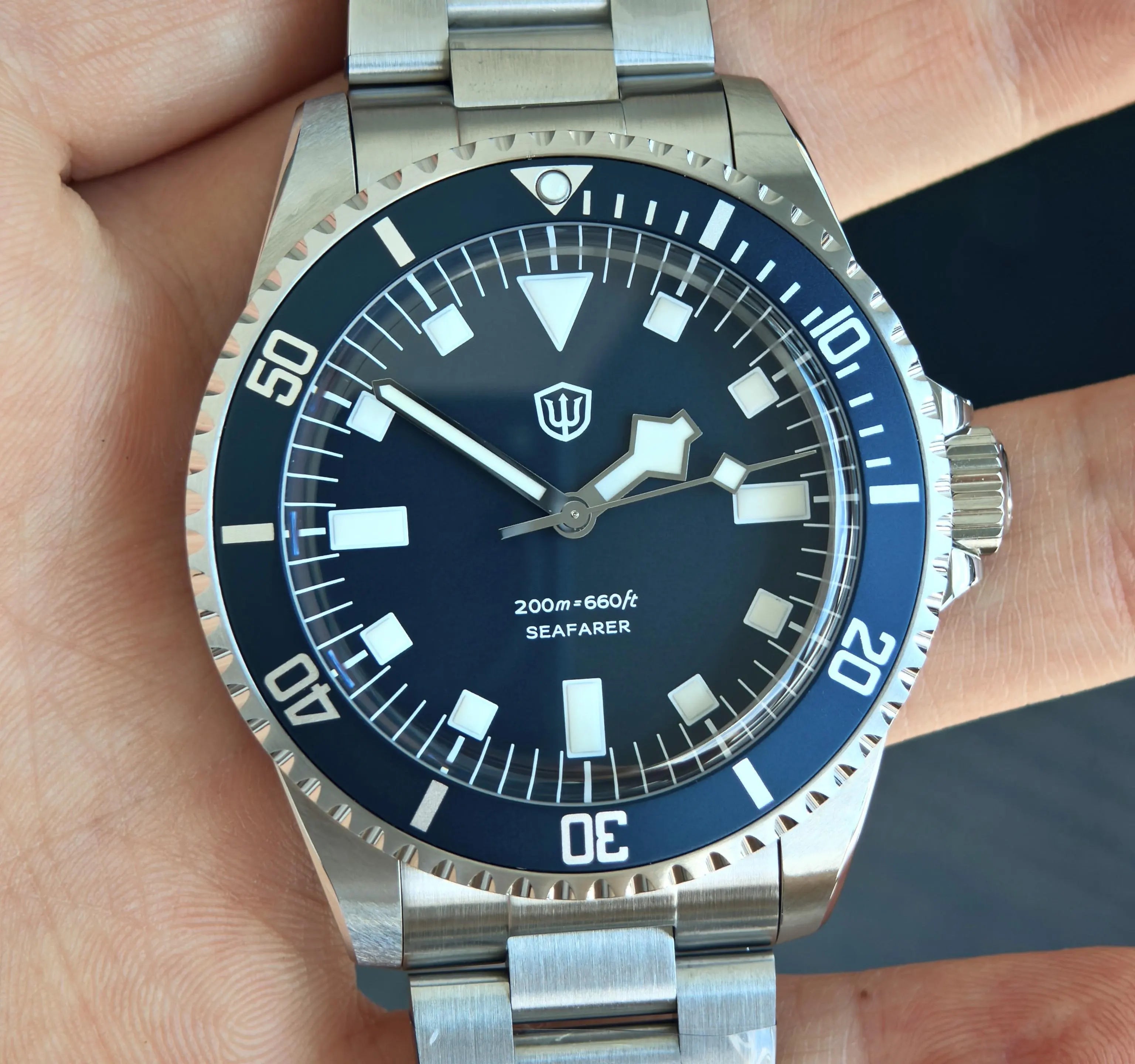 Watchdives WD5514Q Diver Watch — 40mm Quartz with Sweep Second Hand