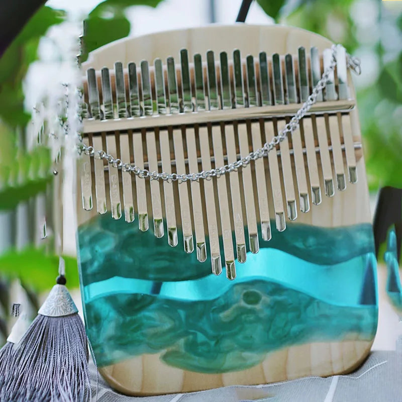 SHXI Resin and Wood Kalimba — Professional Percussion Instrument
