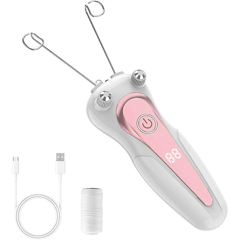 KEMOKO Electric Cotton Thread Epilator — Facial and Body Hair Remover