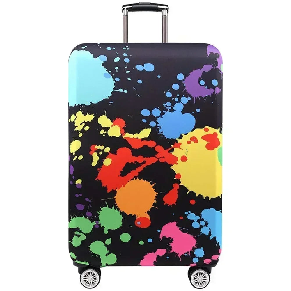 Stretch Fabric Luggage Cover — Protective Suitcase Sleeve for Travel
