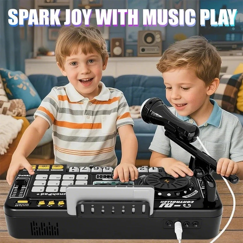 CONUSEA Kid DJ Mixer — Musical Instrument with Bluetooth & Microphone