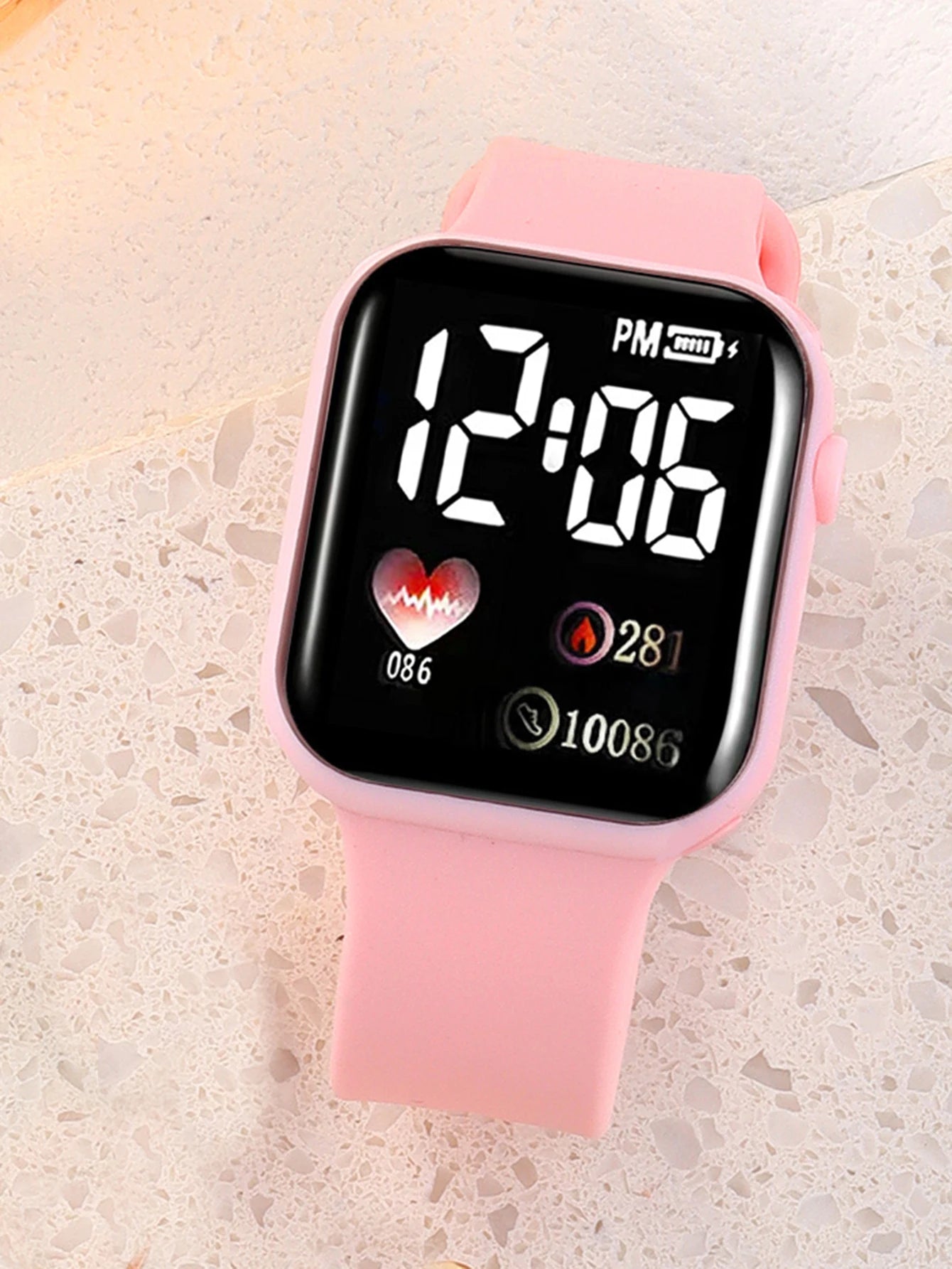 Digital Watch and Butterfly Accessory Set — Fashionable Gift Set