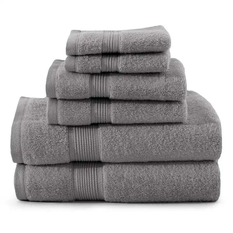 Premium 6-Piece Cotton Towel Set — Ultra Soft & Highly Absorbent