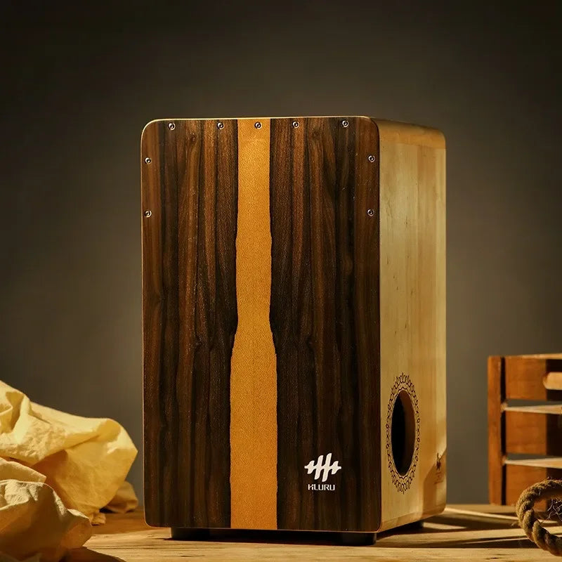 GIOIO Solid Wood Cajon Box Drum — Professional Percussion Instrument