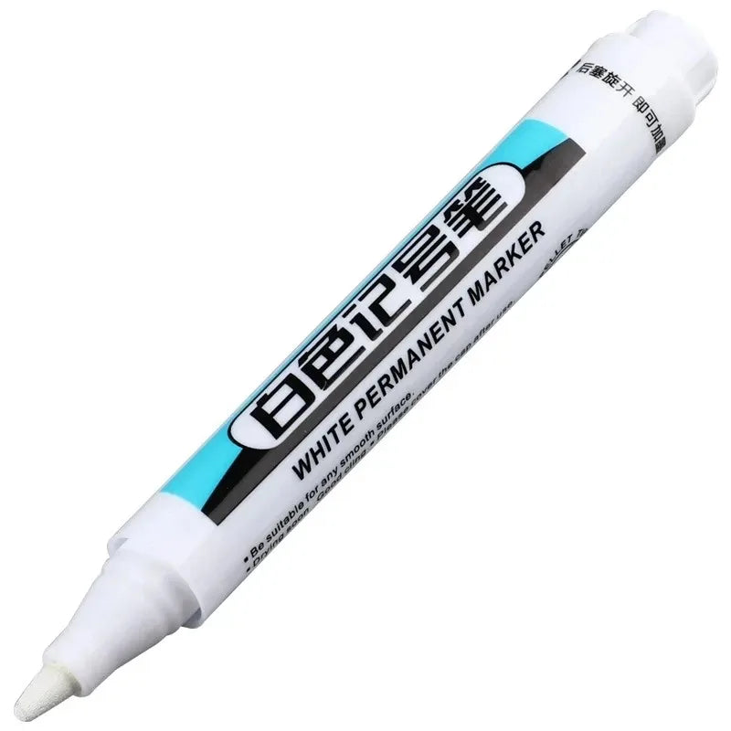 HOPK White Permanent Marker Pens — Multi-Surface Paint Pen Set